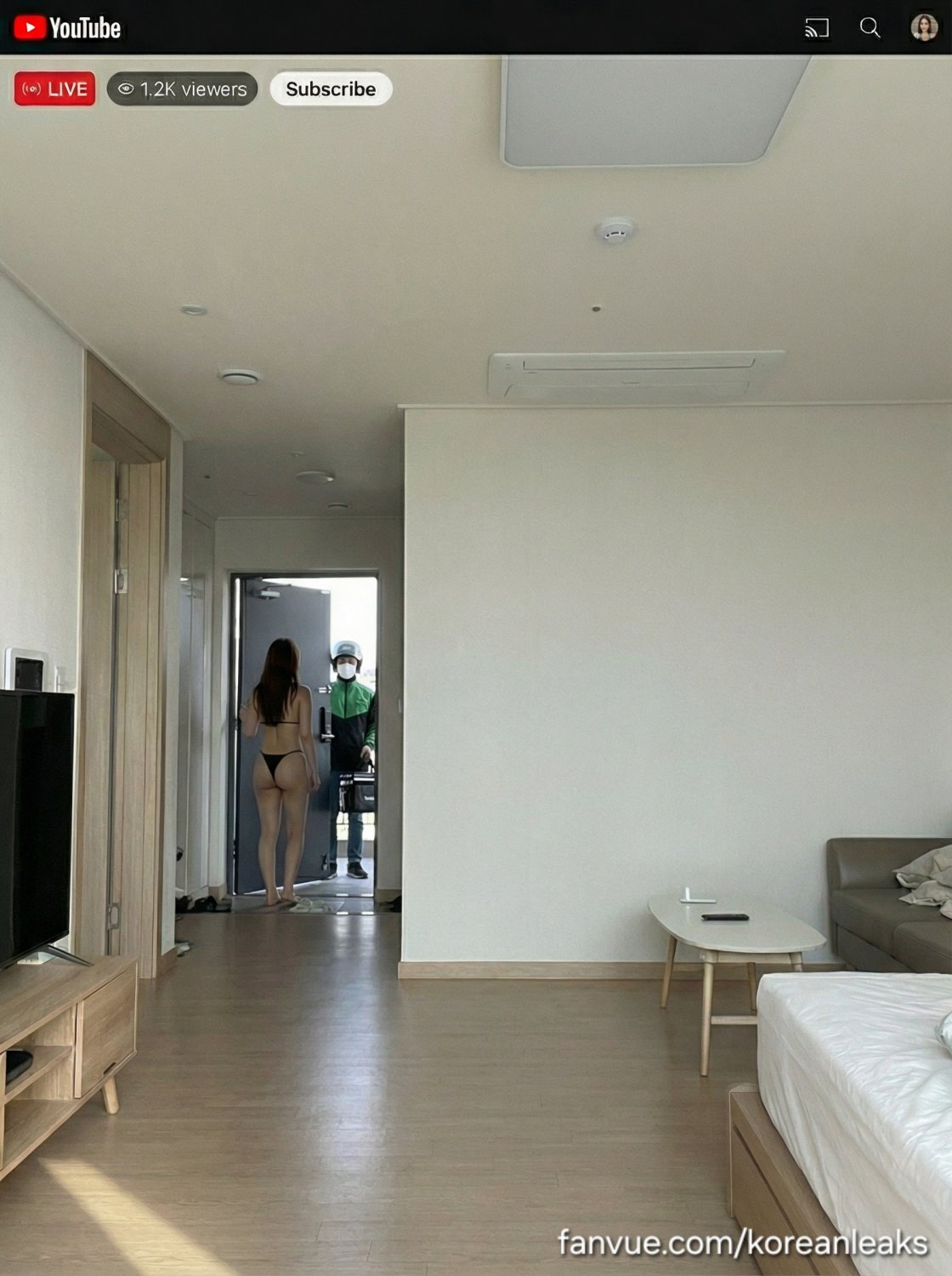 Asian ABG thick whore fucks Korean Uber delivery guy stranger public live with fat ass perfect body 4