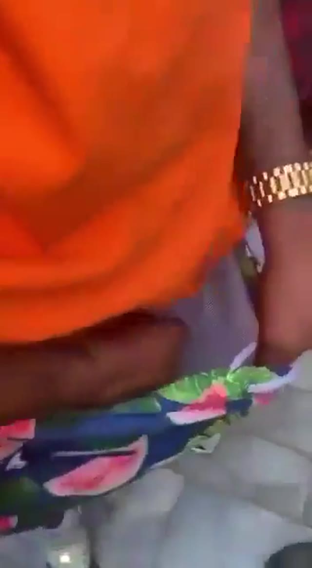 Black Guy Whips His BBC Out For Asian Slut With Her Titties Out At Pool Party