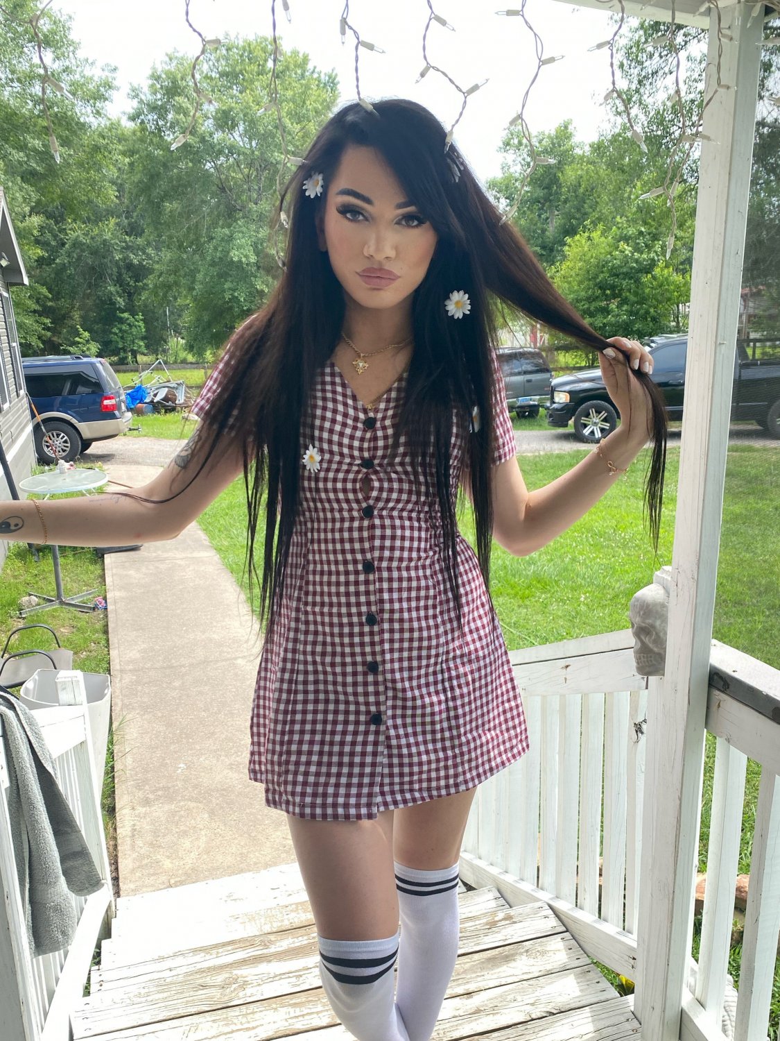 Chubby Latina Trans Playing With Her Fat Cock - Tranny Trap Tgirl Ts Shemale Femboy Sissy 4