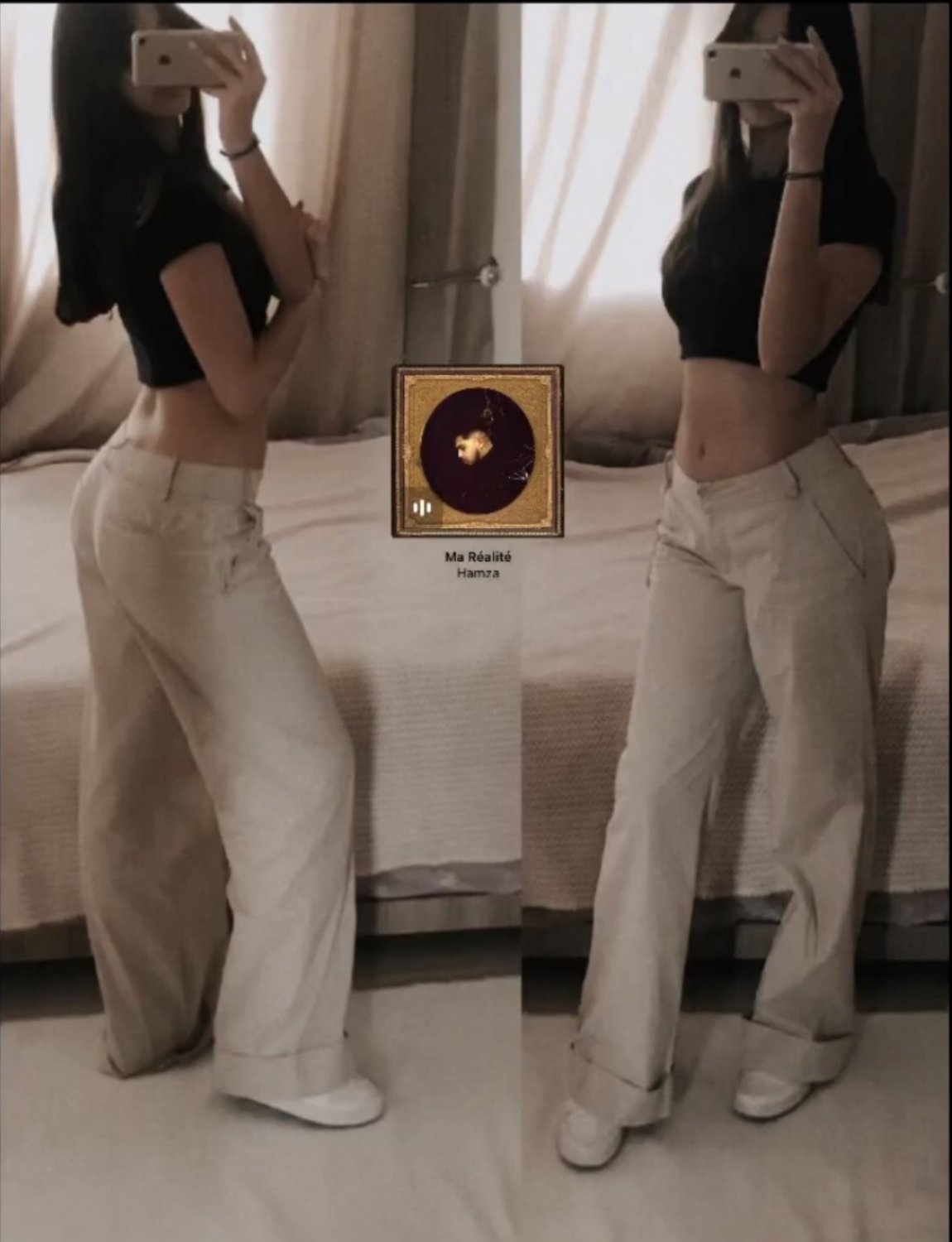 French Arabic sexy TikTok slut twerk naked bikini big ass naked spy France petite 29