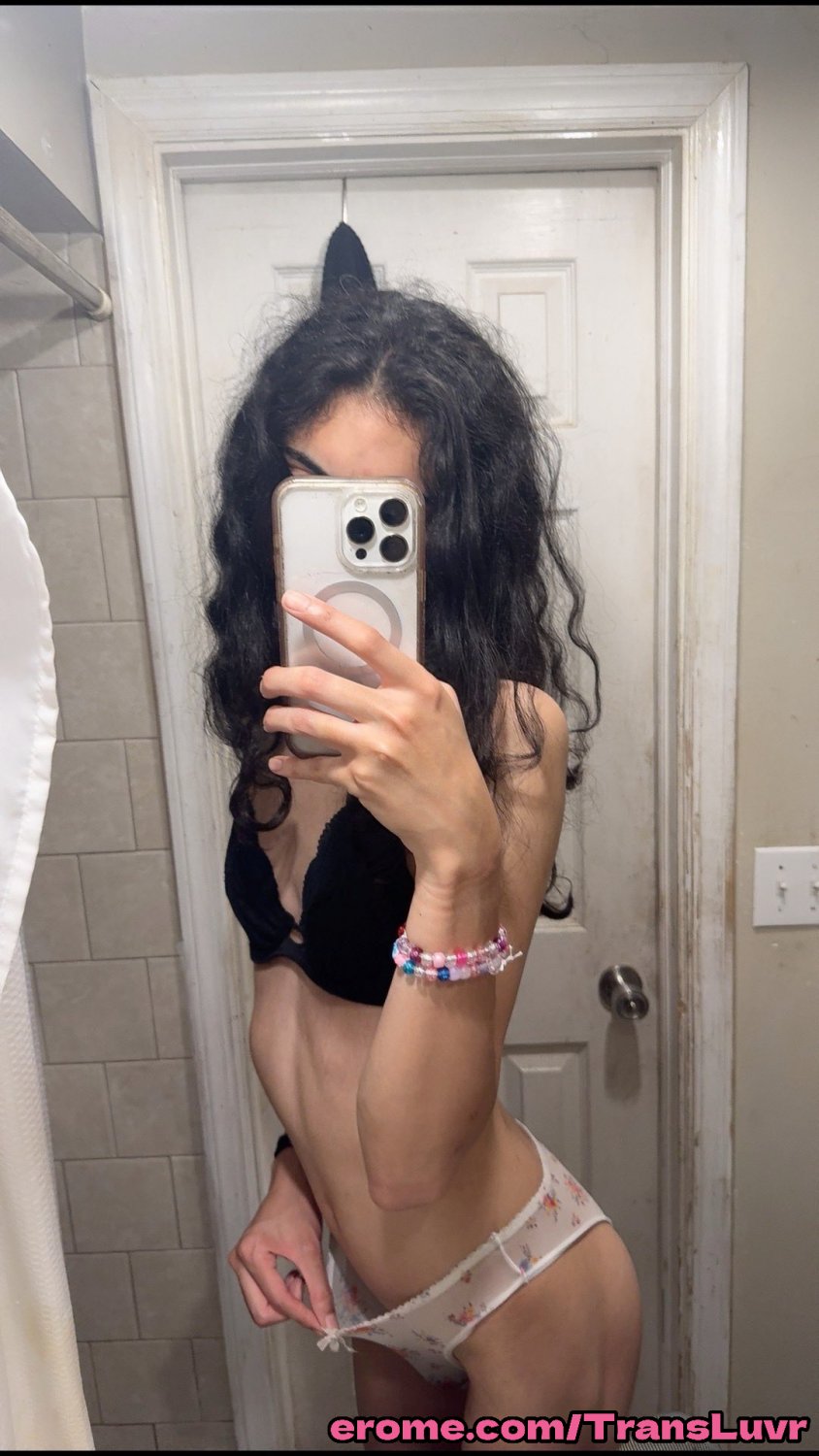 Nerdy Arab Trans Teen Gets Cum In Her Mouth - Tranny, Trap, Tgirl, Ts, Shemale, Blowjob 14