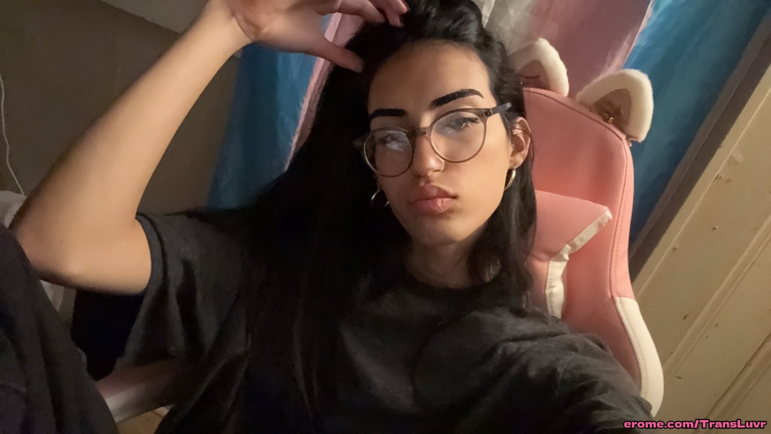 Nerdy Arab Trans Teen Gets Cum In Her Mouth - Tranny, Trap, Tgirl, Ts, Shemale, Blowjob 32