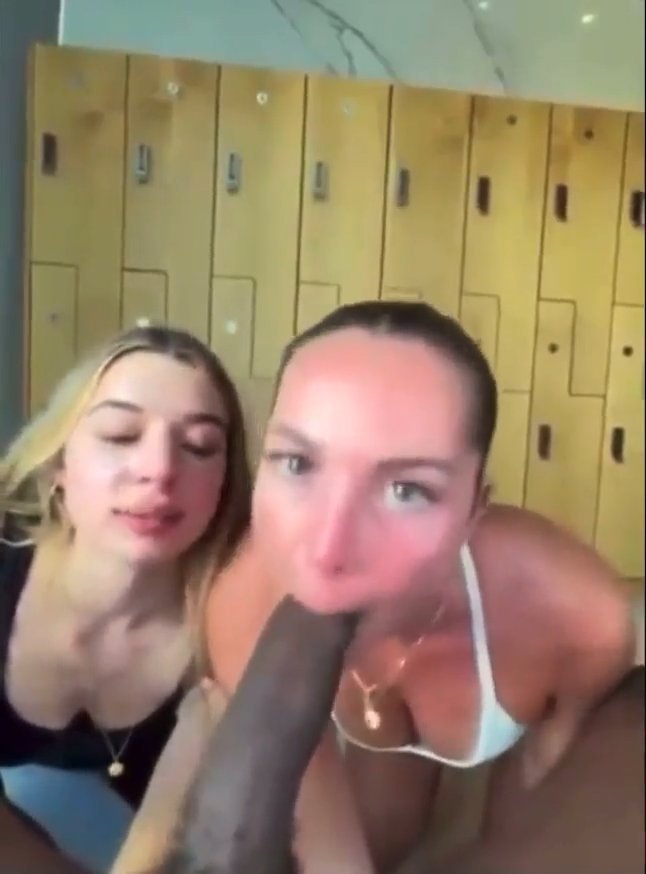 Two 18 years old teen whores sucking a huge black cock - bbc amateur web sluts pov blowjob 1