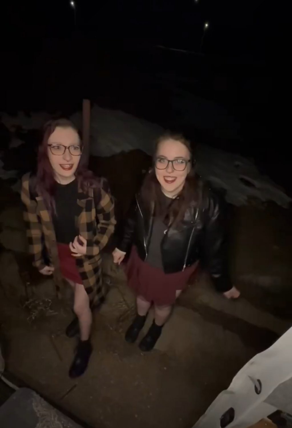 Two lesbian hoes trying a stranger bwc together then promise he'll pull out then still nut in her 1