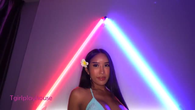 Two trans baddies tag team a black cock