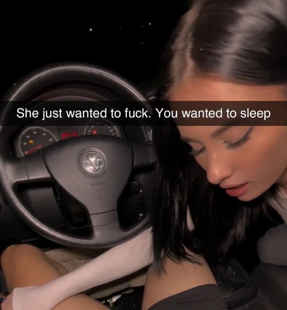 leaked snapchat of cheating 19 years old slut for cuckold with creampie 1